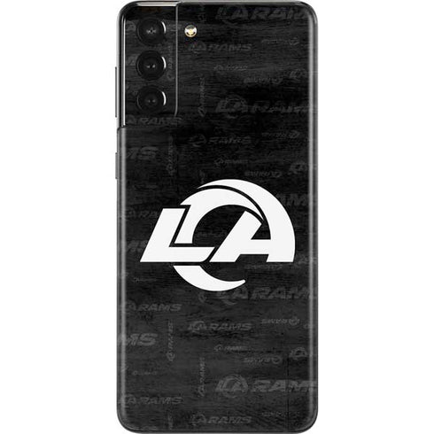 NFL Los Angeles Rams Black & White Galaxy S21 Plus 5G Skin